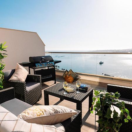 Ferienwohnung Insta Worthy Gorgeous Seaview Penthouse St. Paul's Bay Exterior foto